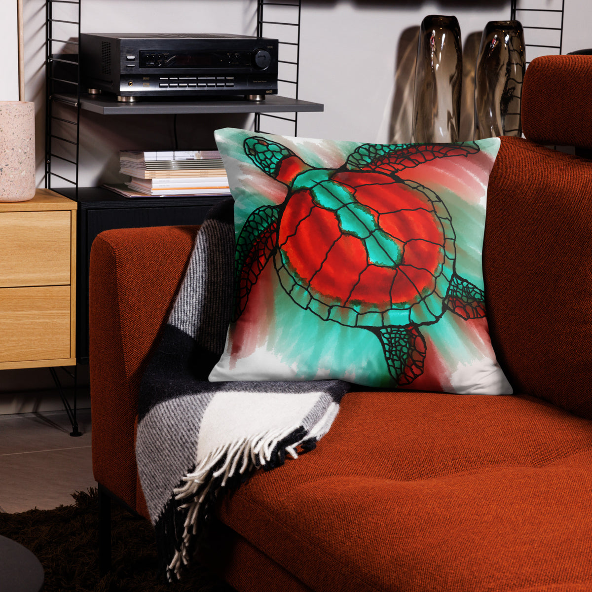 Melt Sea Turtle Pillow