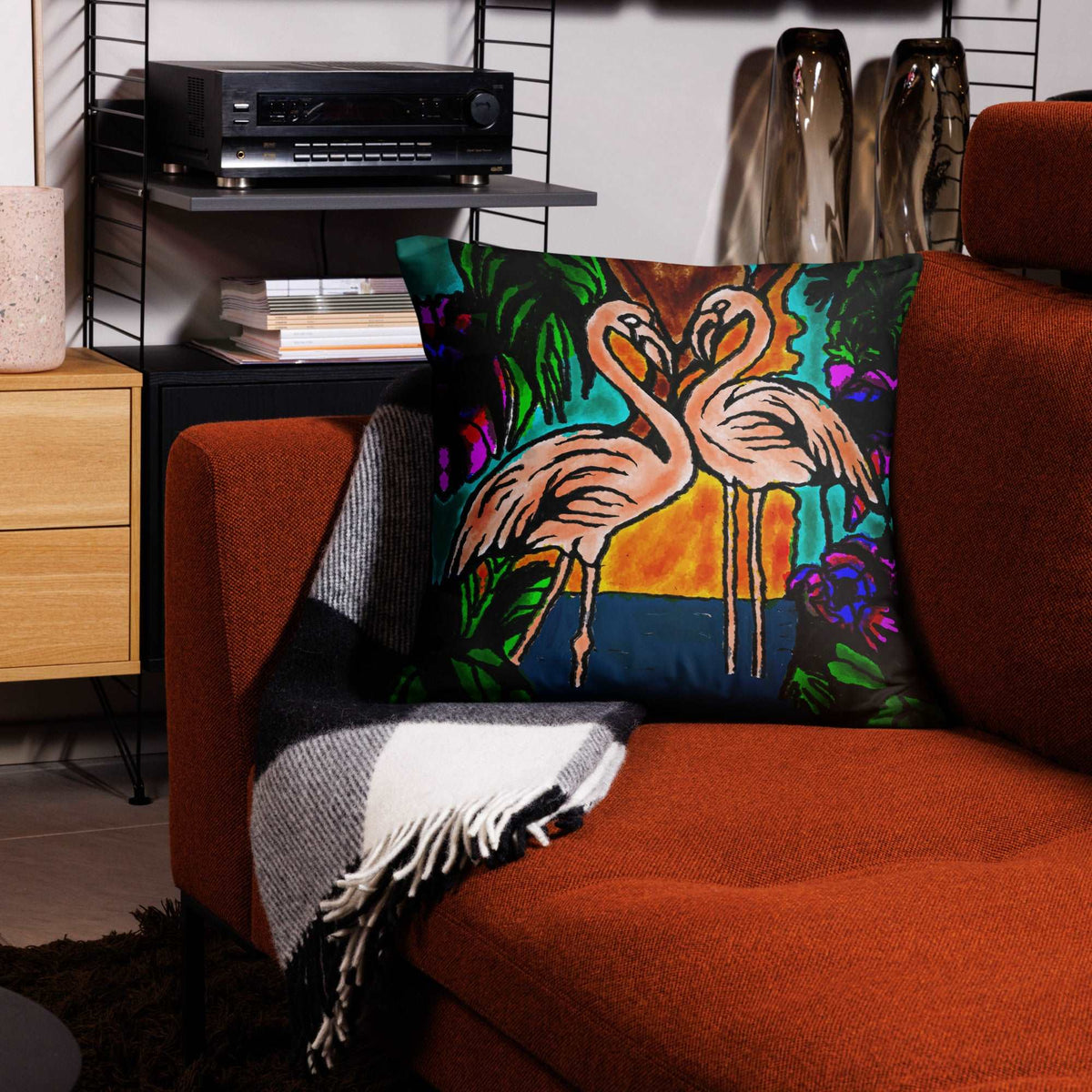 Flamingo Vibe Pillow