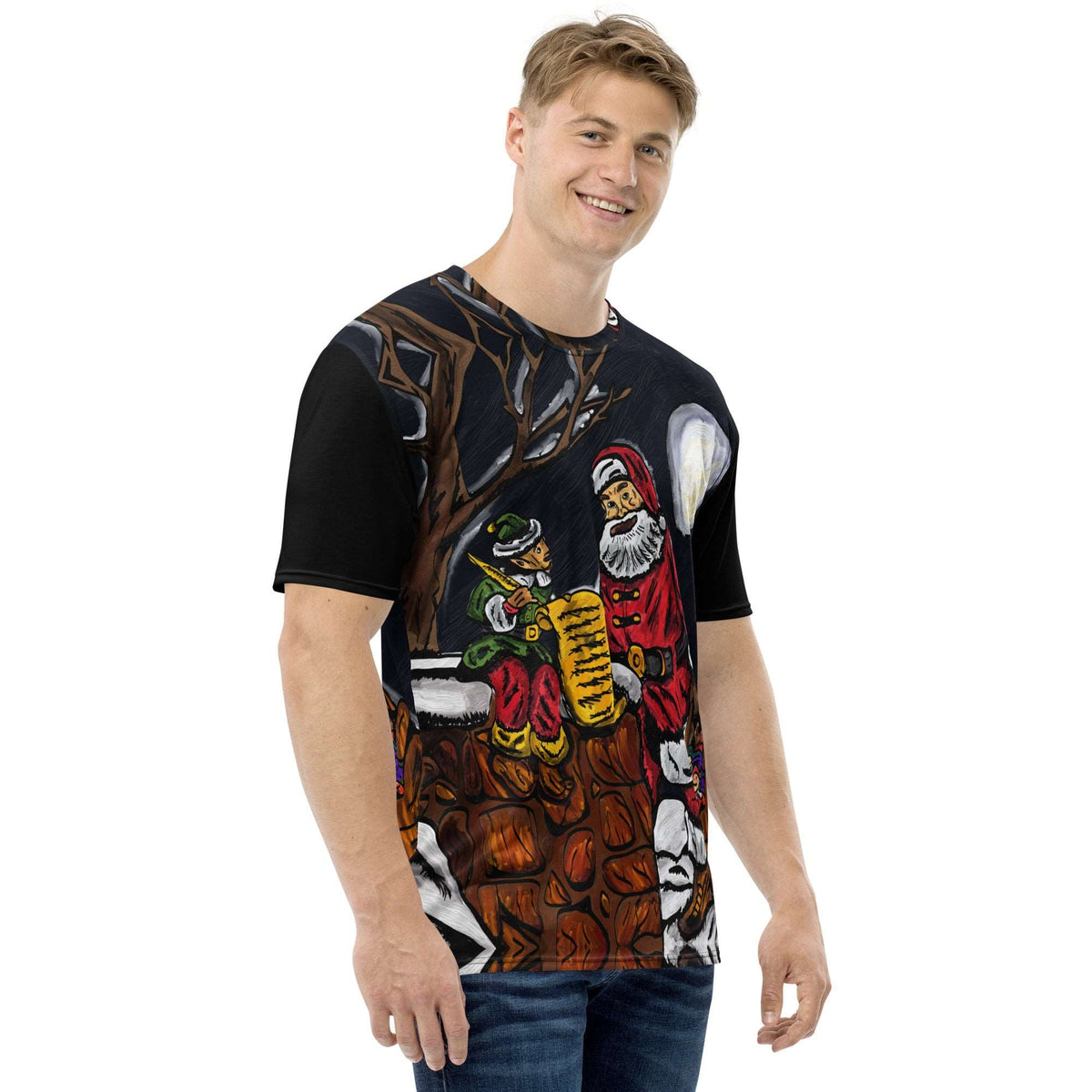 A Night With Santa Men's t-shirt