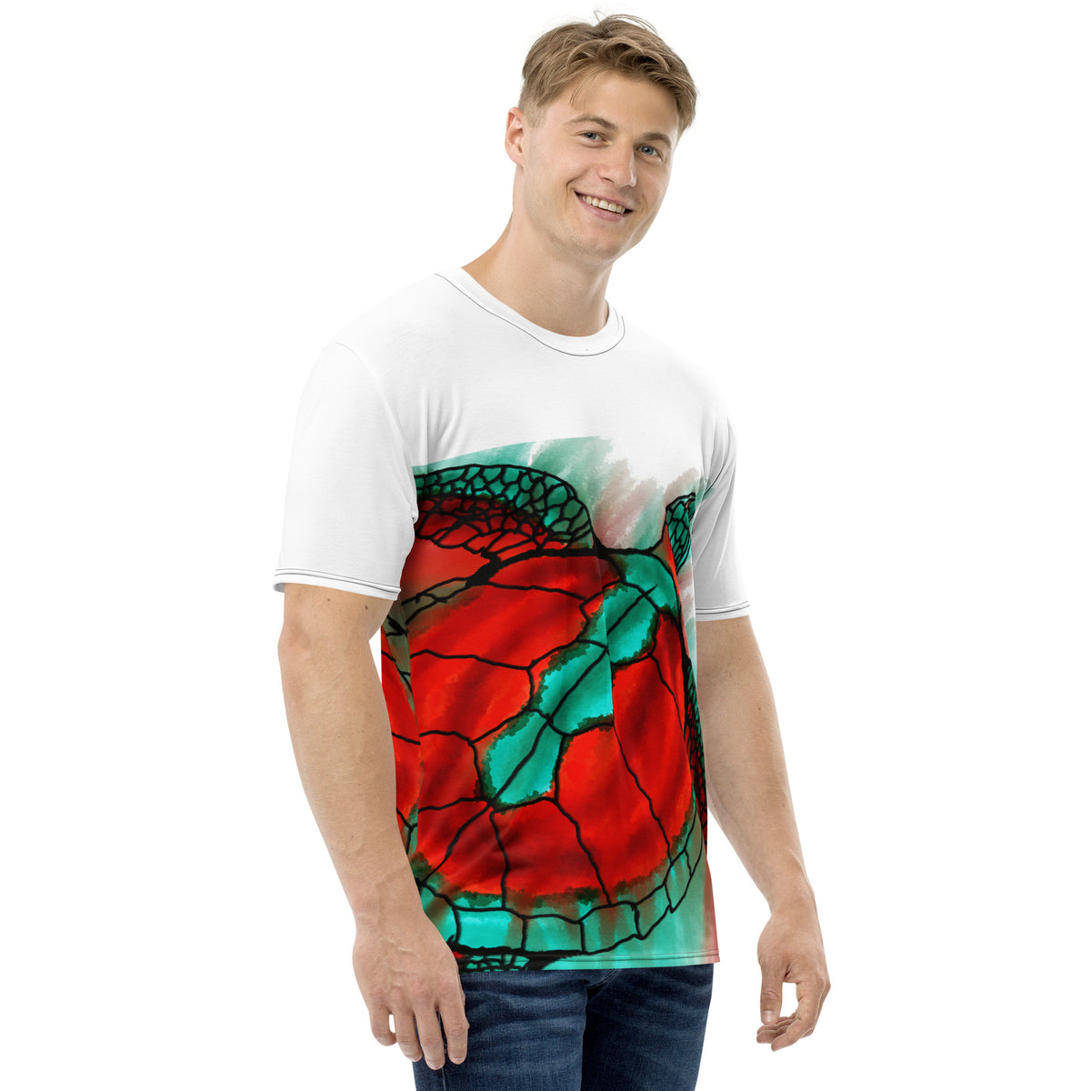Melt Sea Turtle Men's t-shirt