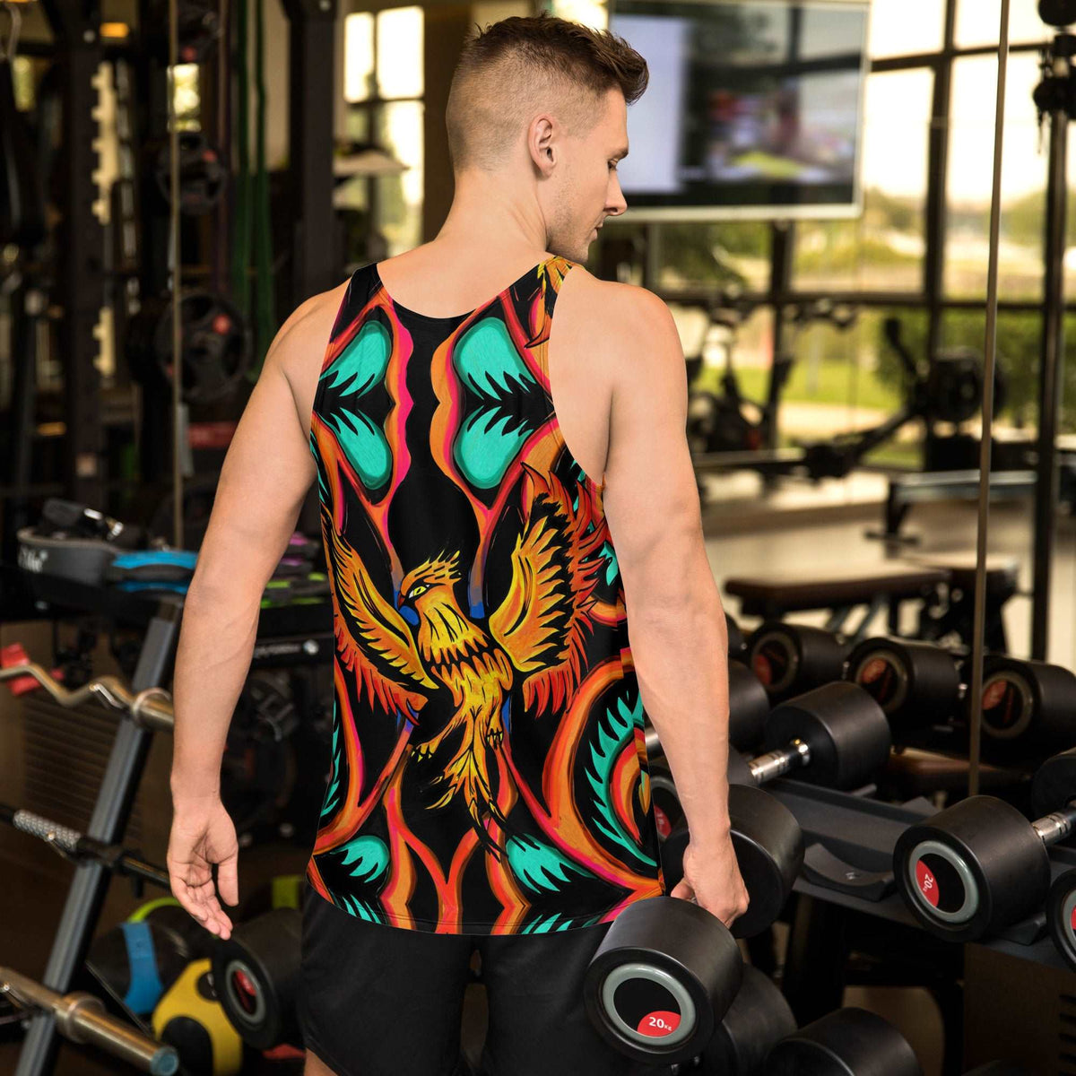 Fiery Beast Men's Tank Top