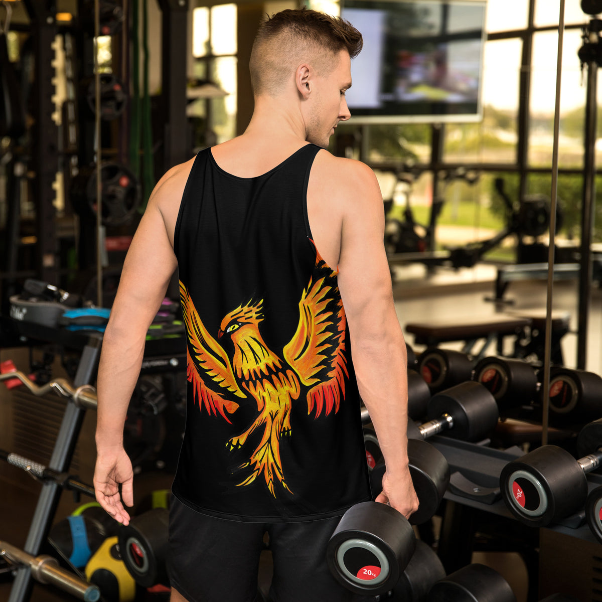 Ghost Pheonix Men's Tank Top