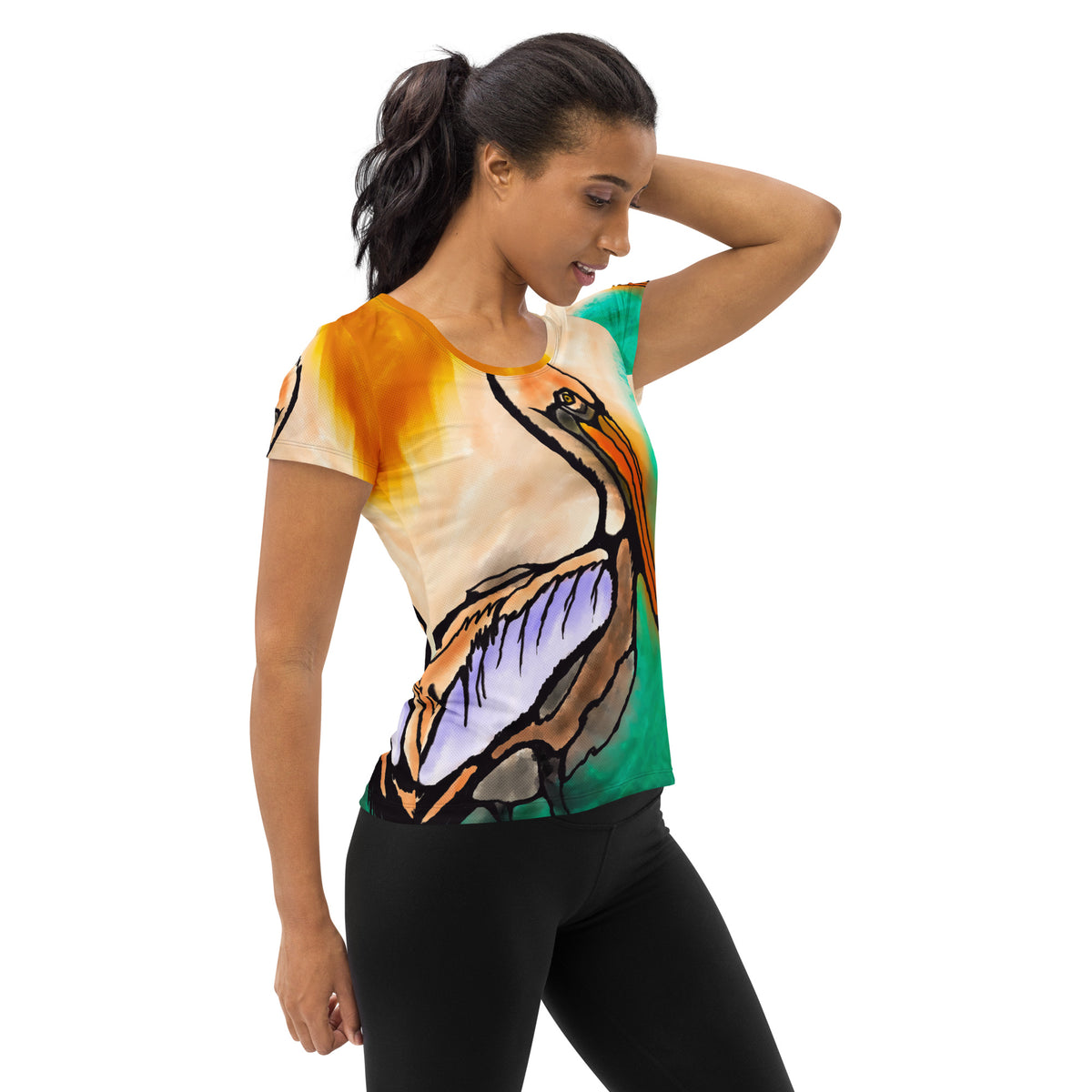 Pelican Side Women's Athletic T-shirt
