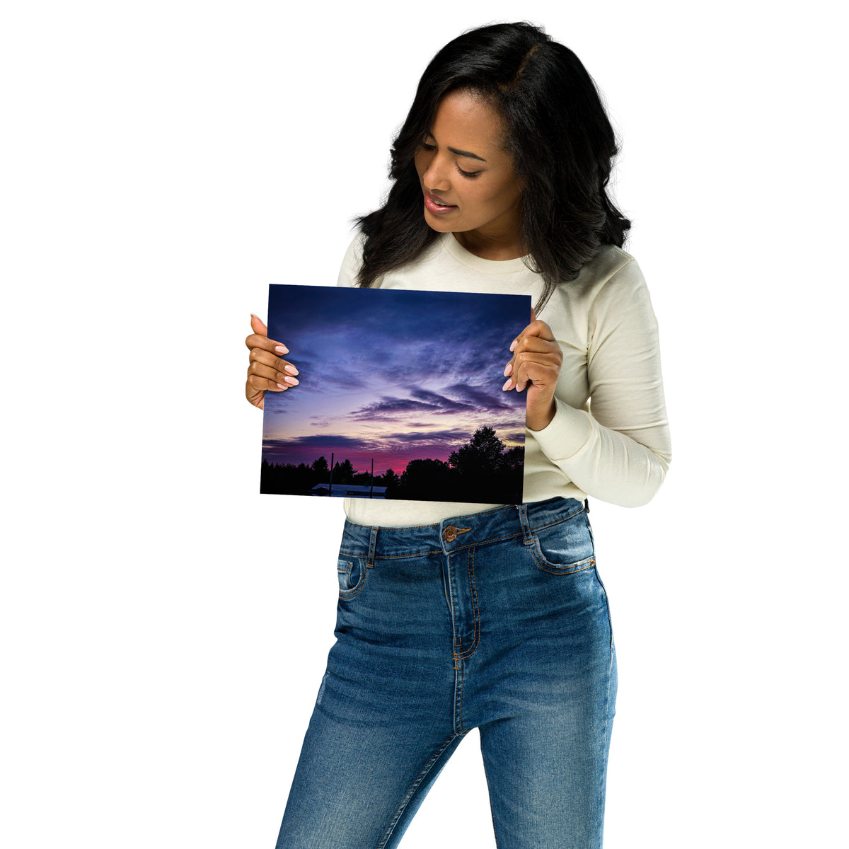 Purple Skylight Poster