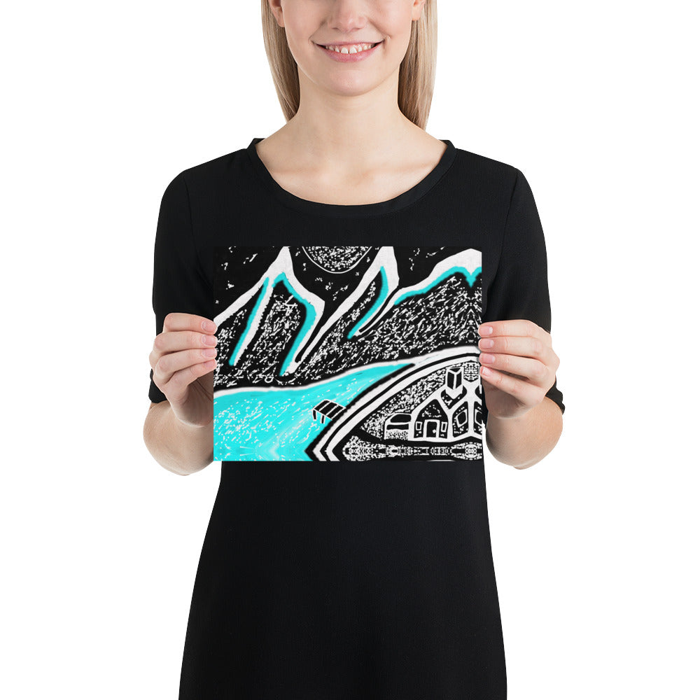 Ice Mountain Poster