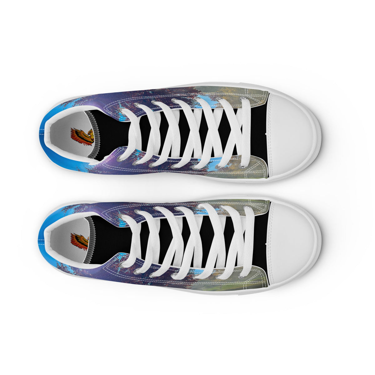 Smokey Tree Color Men’s high top