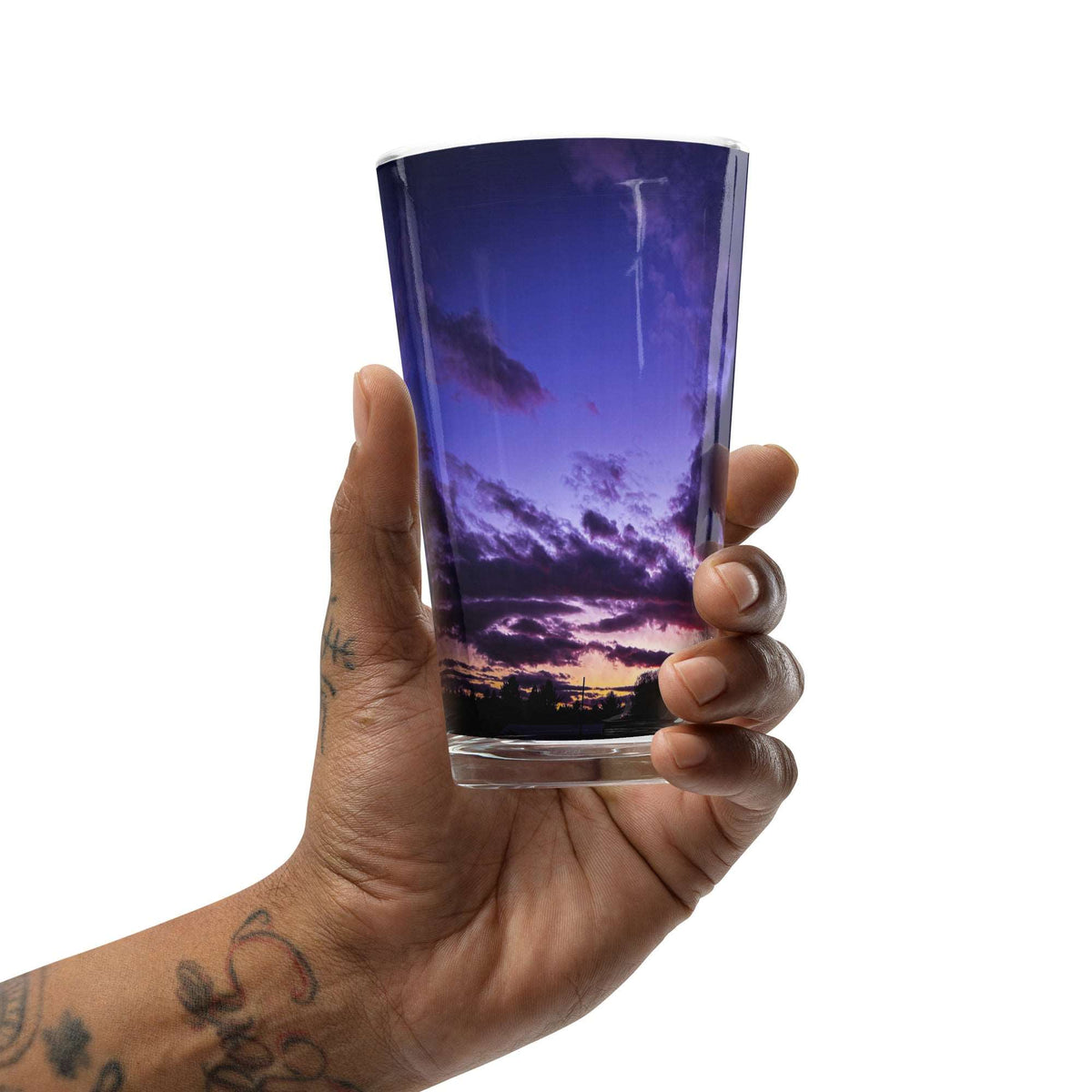 Deep Purple Shaker pint glass