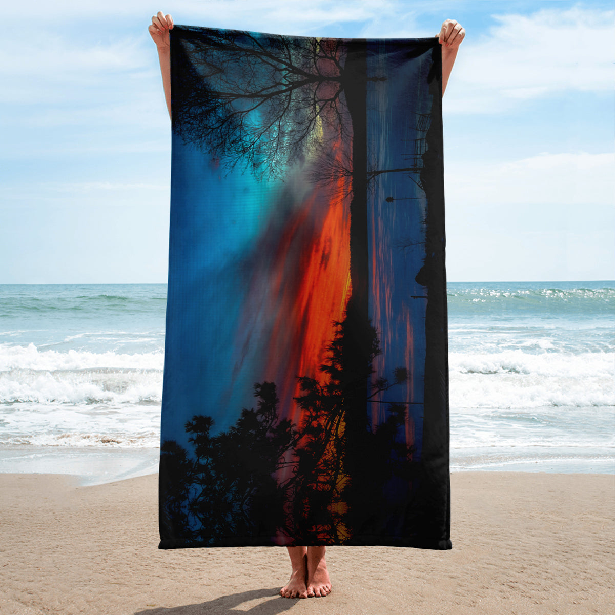 Winter Last Light Towel