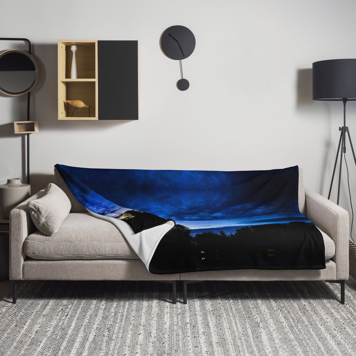 Sky Eye Throw Blanket
