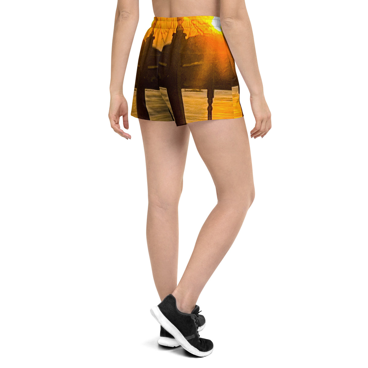 Icey Sunset Women’s Athletic Shorts