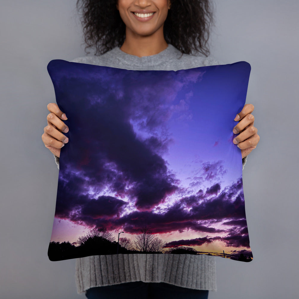 Deep Purple Pillow