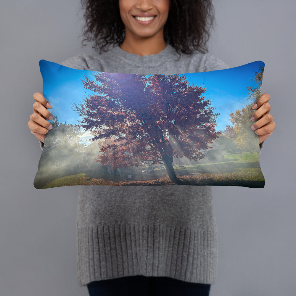 Smokey Tree Color Pillow