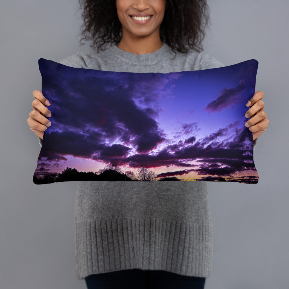 Deep Purple Pillow