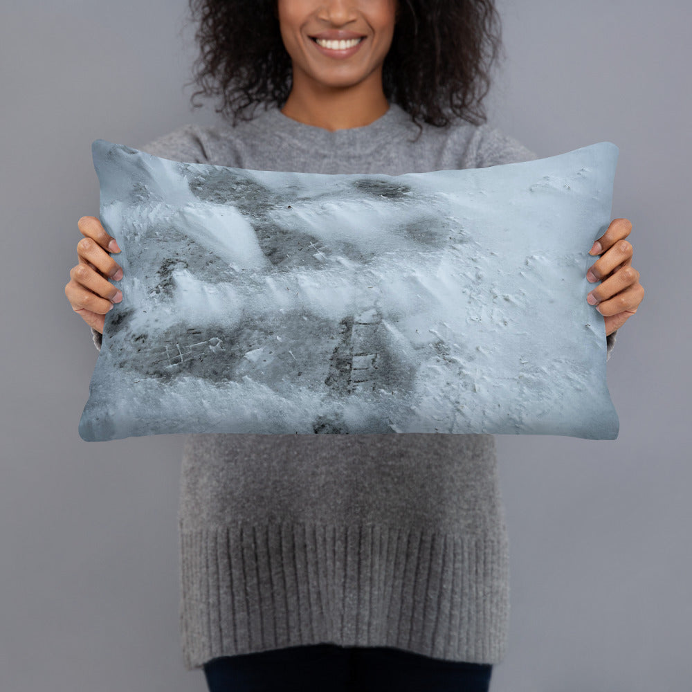 Winter Stairs Pillow