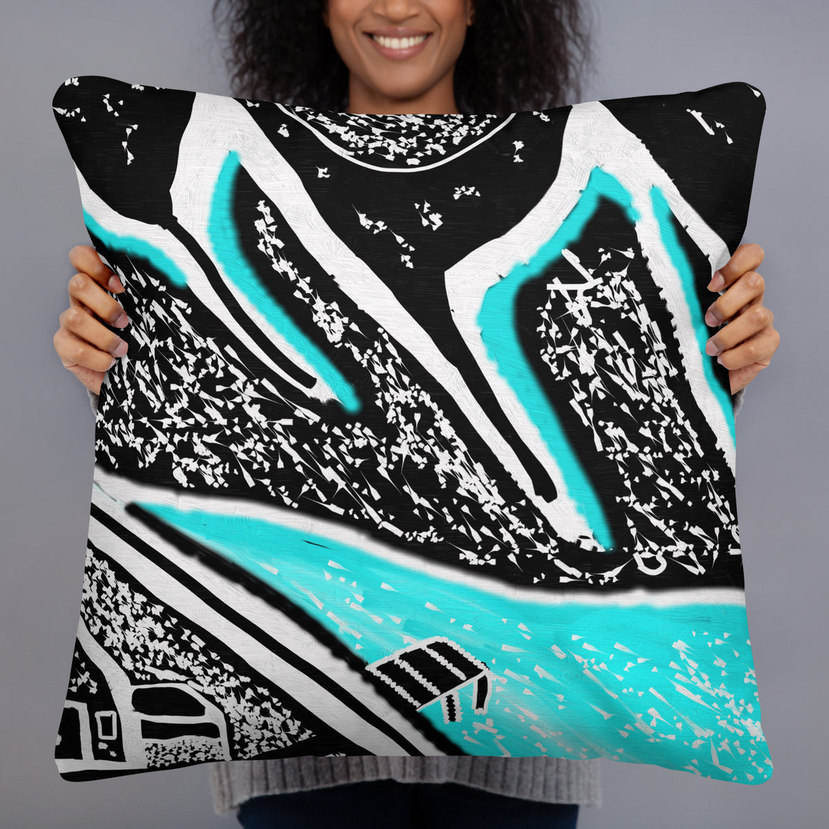Ice Mountain Pillow