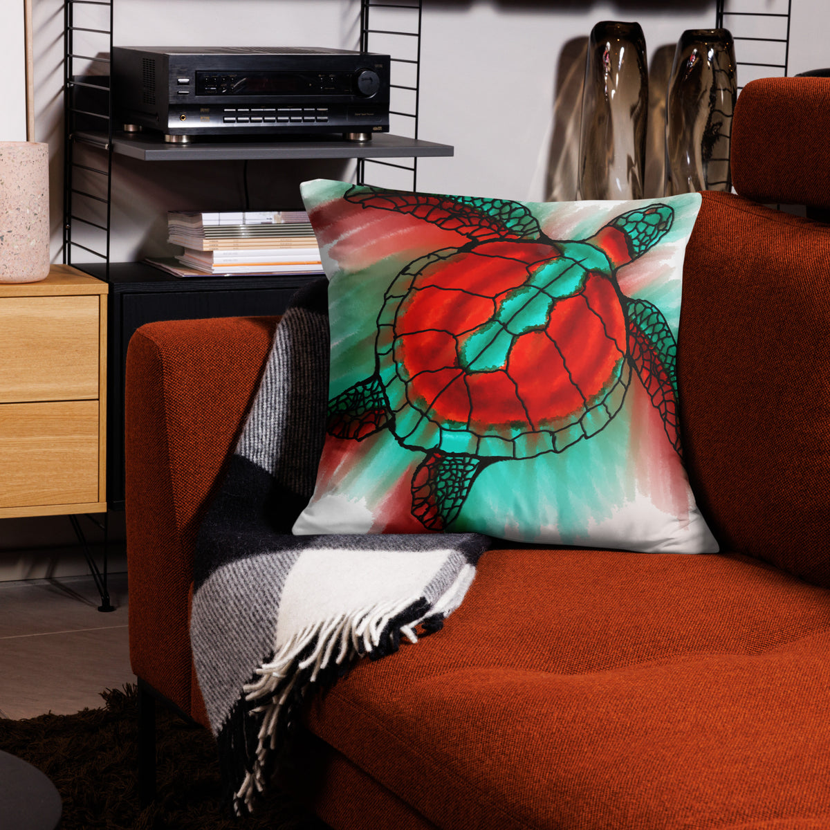 Melt Sea Turtle Pillow