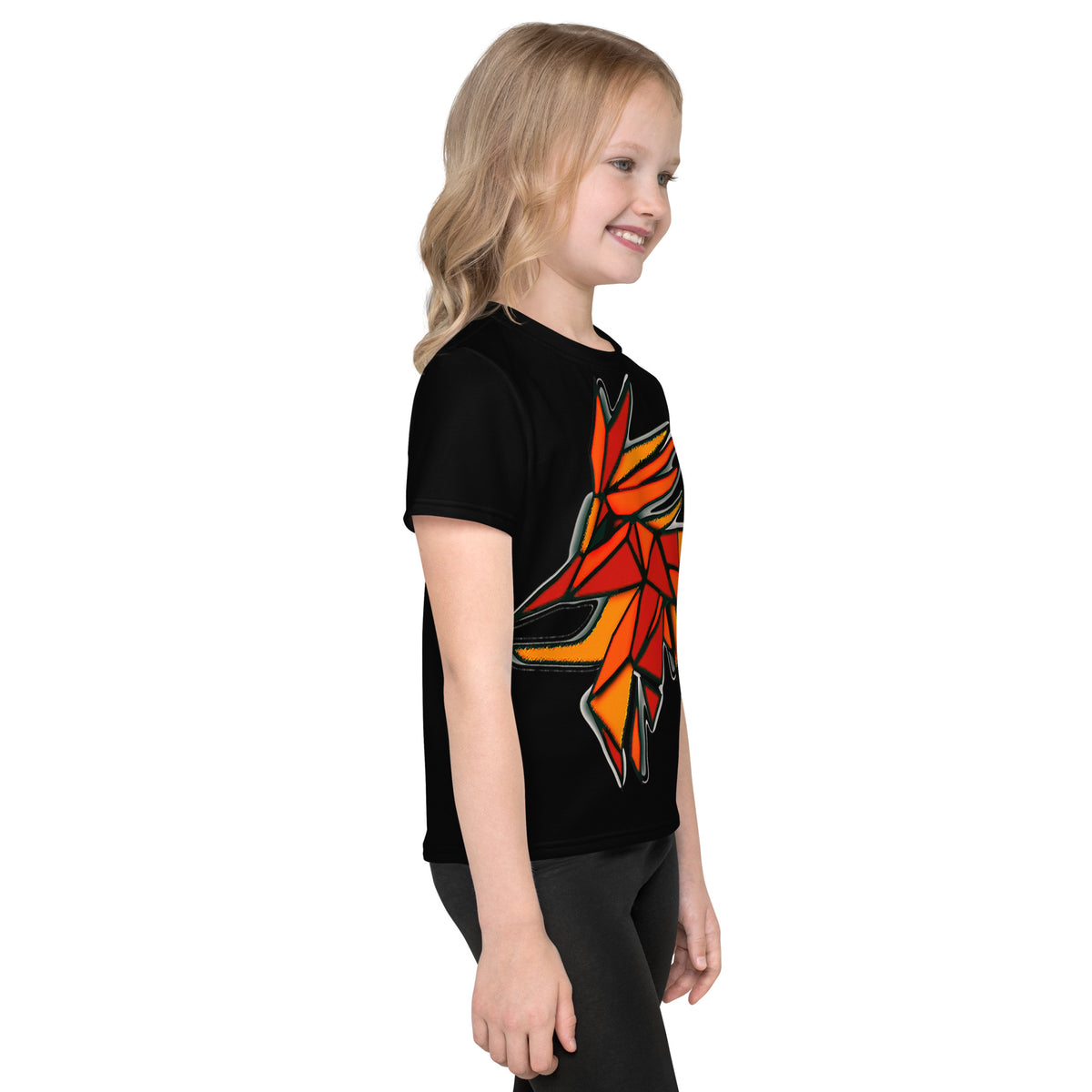 Geo Pheonix Kids Neck t-shirt