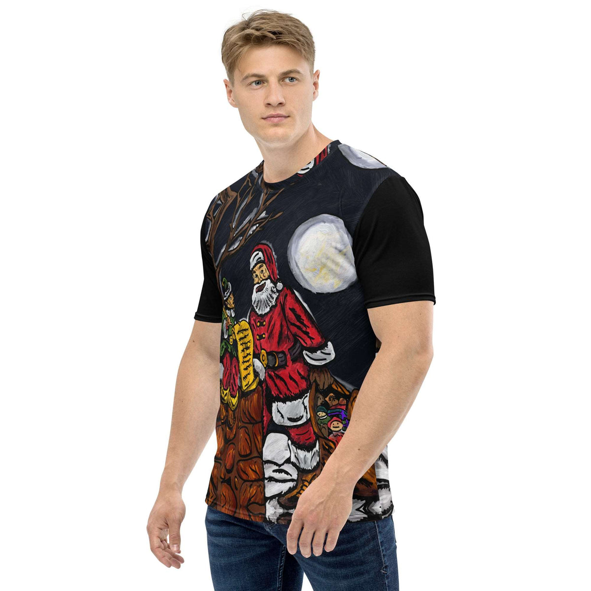 A Night With Santa Men's t-shirt