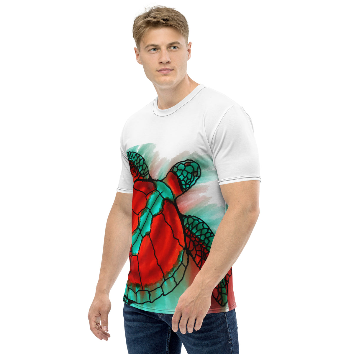 Melt Sea Turtle Men's t-shirt