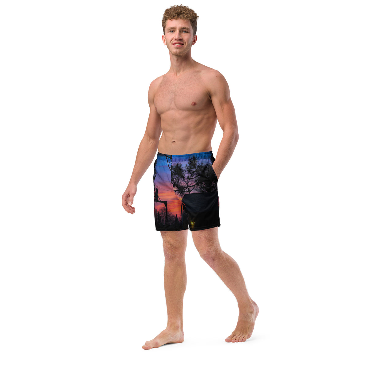 Winter Vibe Men's swim trunks