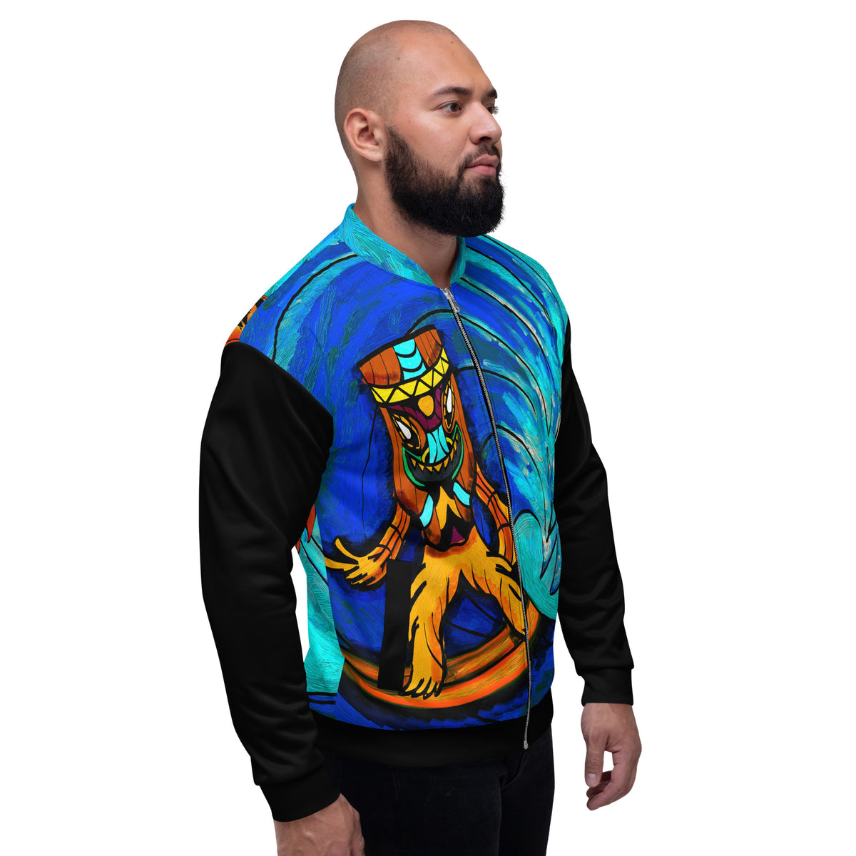 Surfing Tiki Men's Bomber Jacket