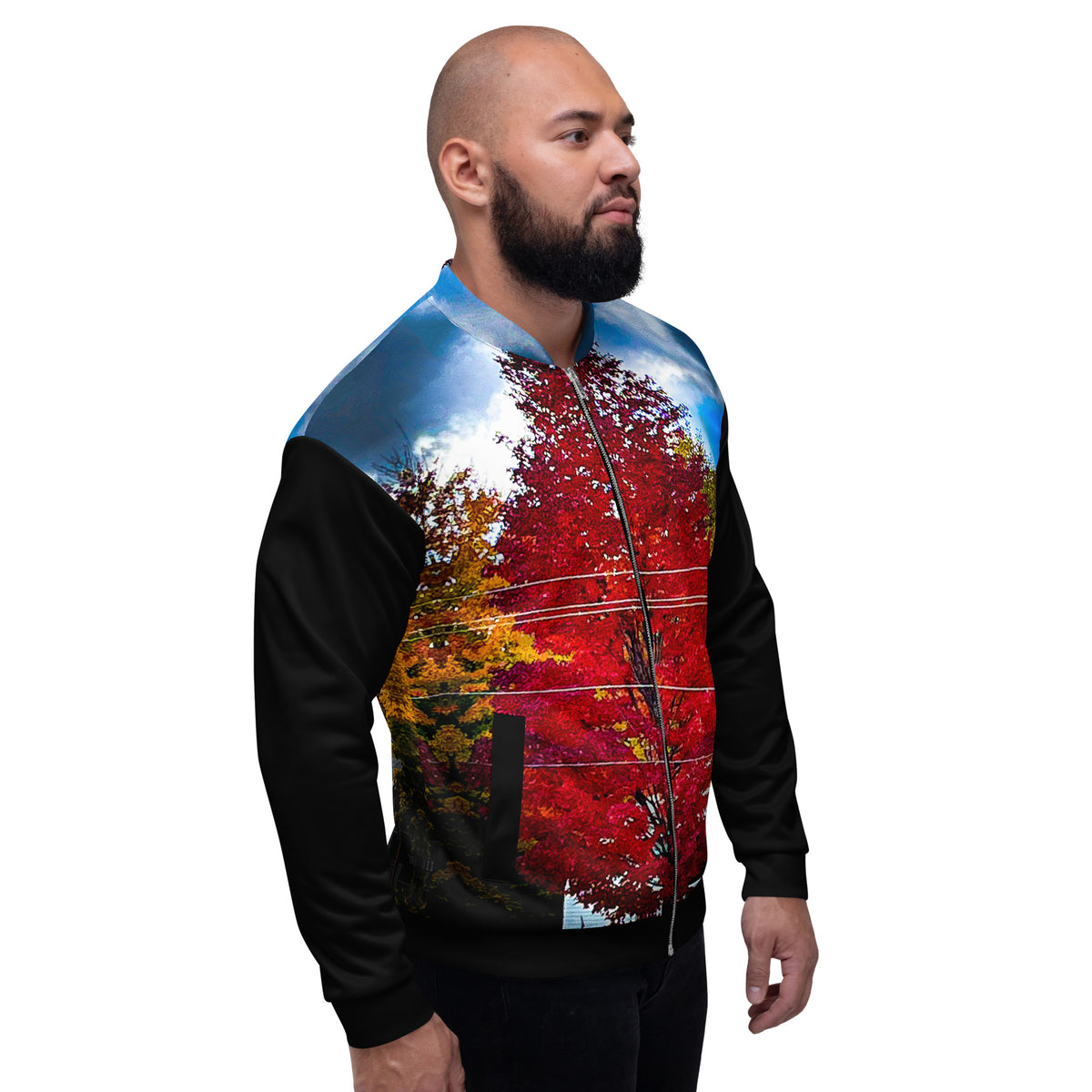 Red Tree Men's Bomber Jacket