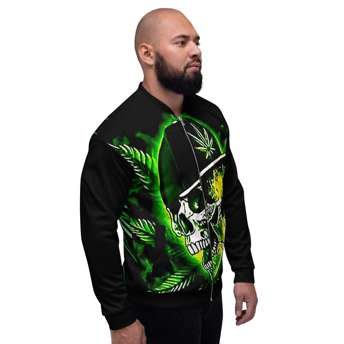 Men's Weed Bomber Jacket