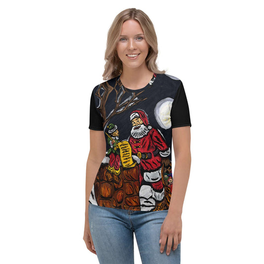 A Night With Santa Women's T-shirt