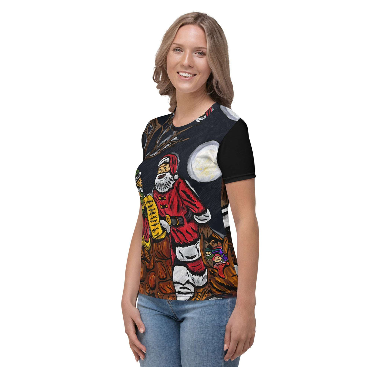 A Night With Santa Women's T-shirt