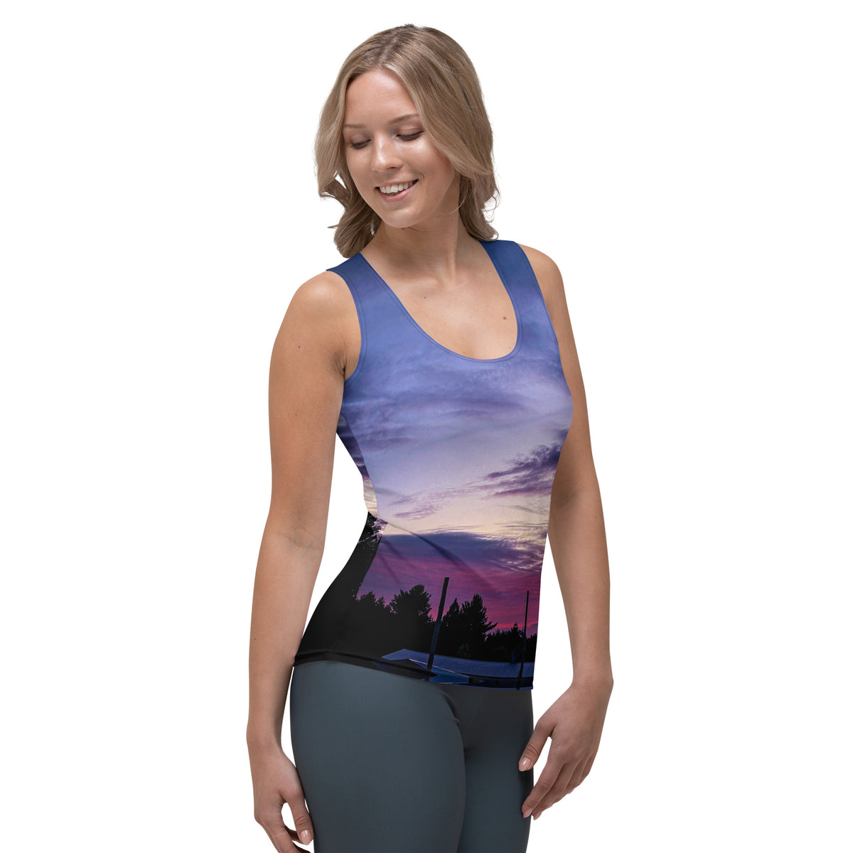 Purple Skylight Women's Tank Top