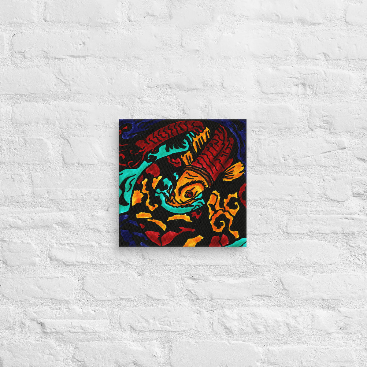 Koi Spiral Canvas