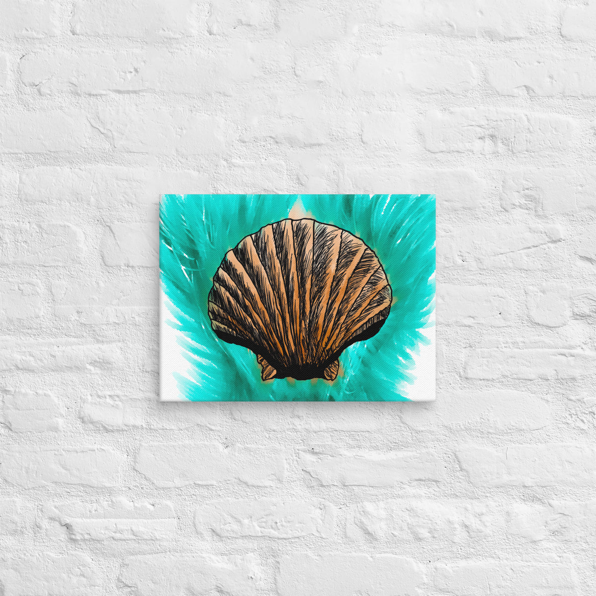 Melt Seashell Canvas