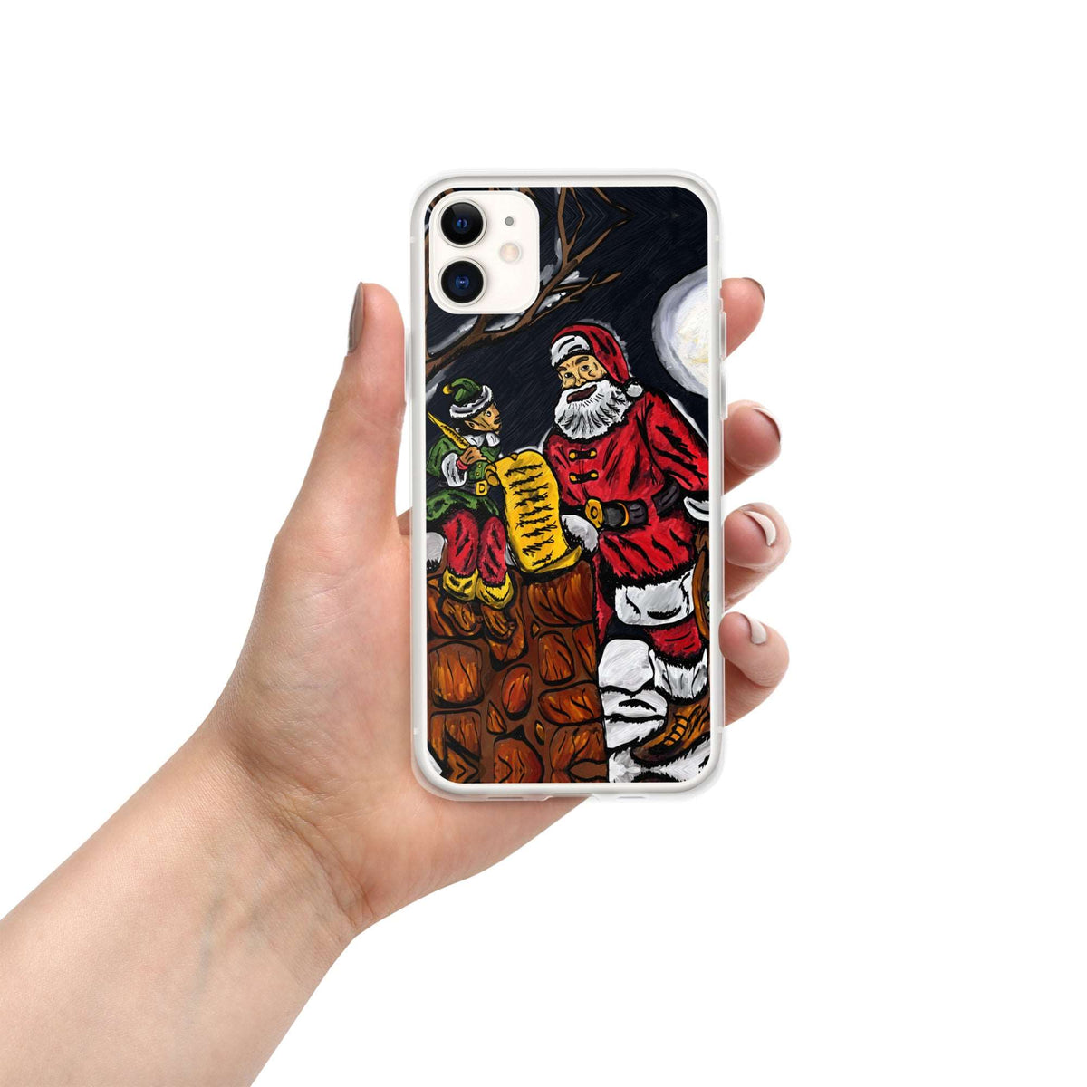 A Night With Santa Clear Case for iPhone®