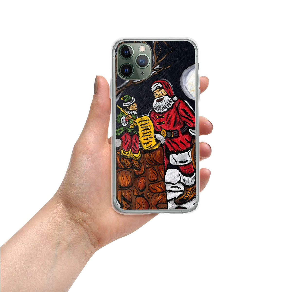 A Night With Santa Clear Case for iPhone®