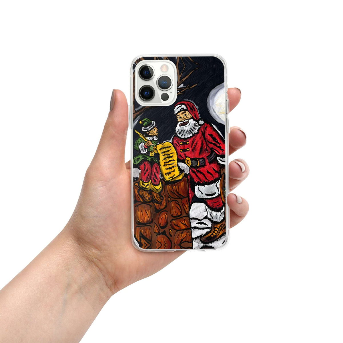 A Night With Santa Clear Case for iPhone®
