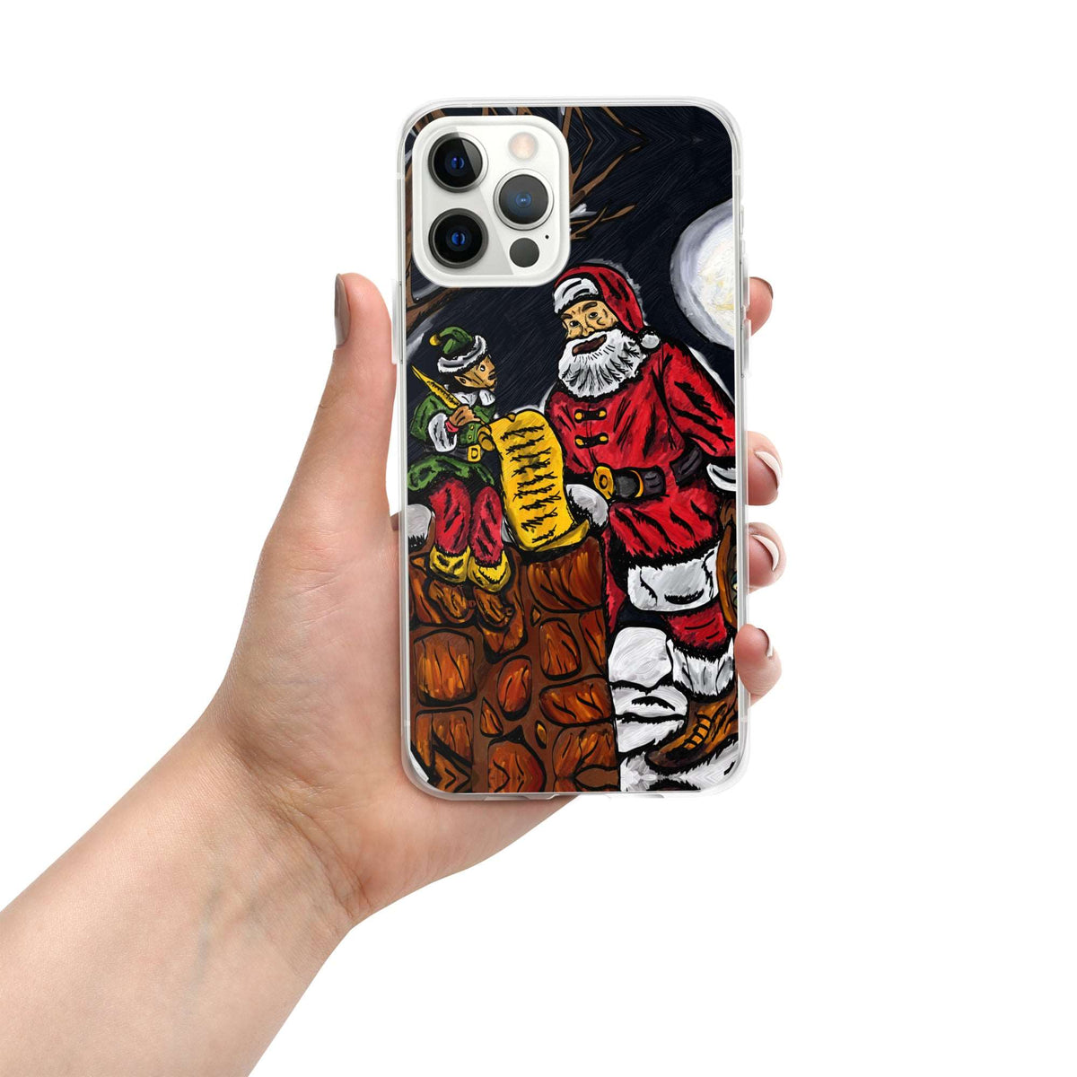 A Night With Santa Clear Case for iPhone®