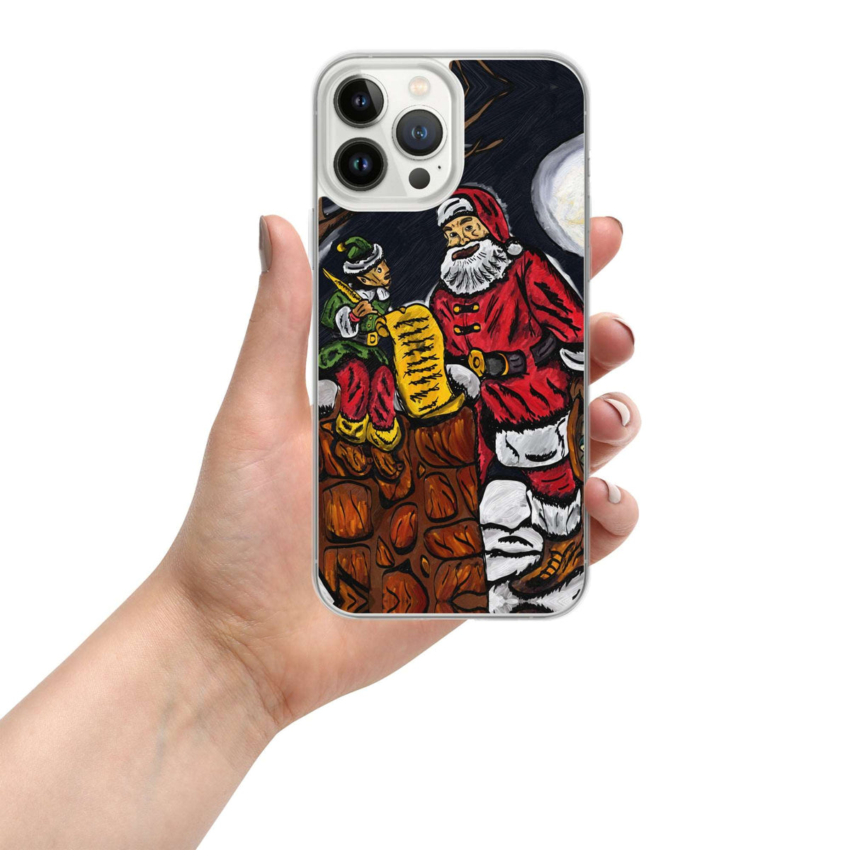 A Night With Santa Clear Case for iPhone®