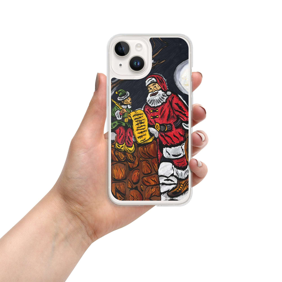 A Night With Santa Clear Case for iPhone®