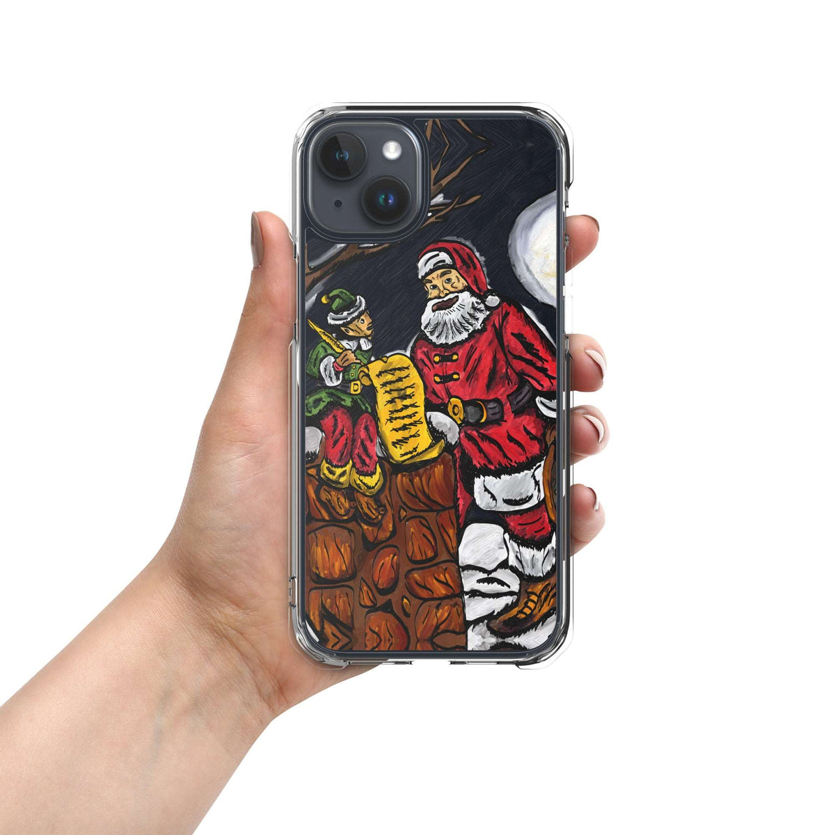 A Night With Santa Clear Case for iPhone®