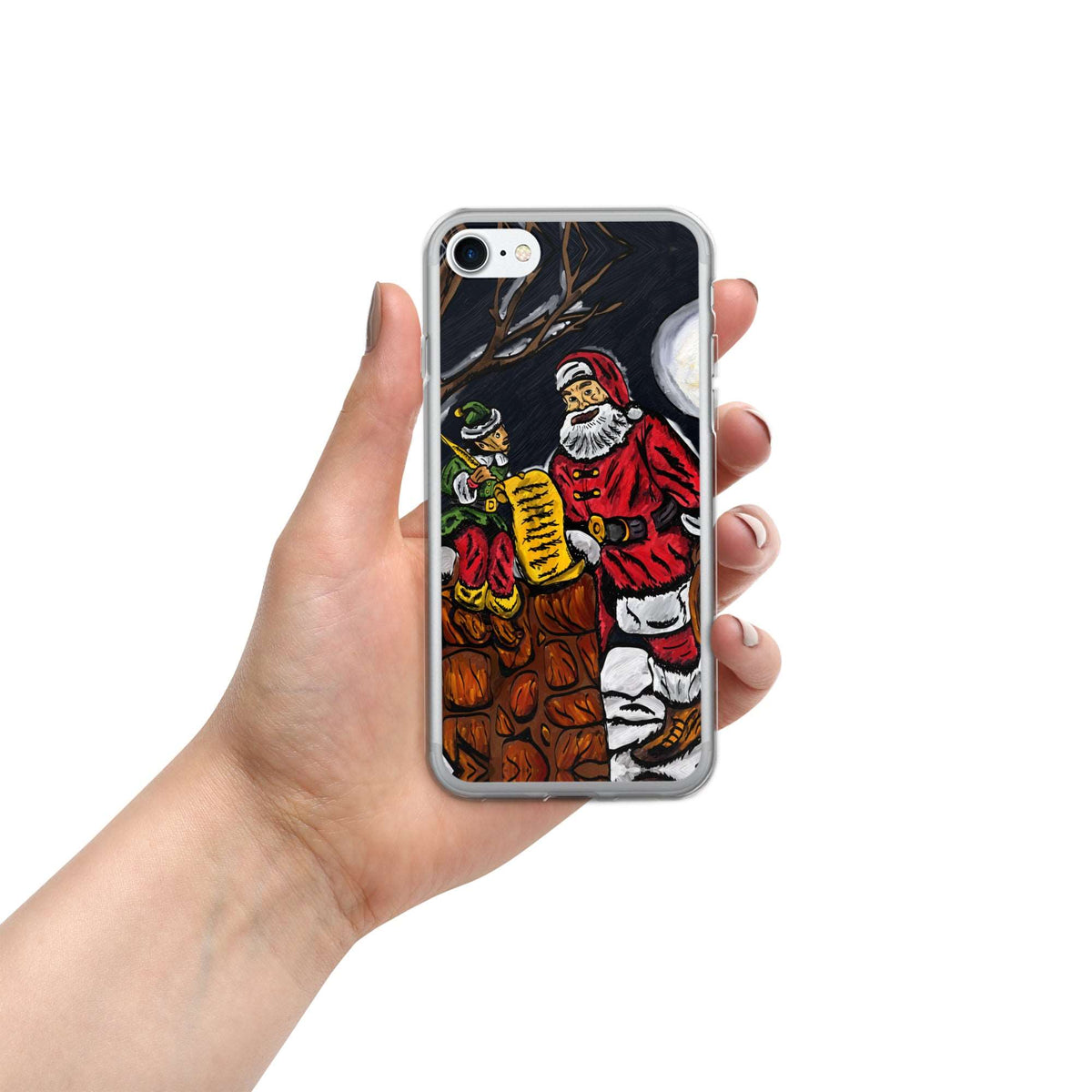 A Night With Santa Clear Case for iPhone®