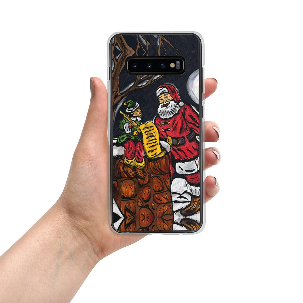 A Night With Santa Clear Case for Samsung®