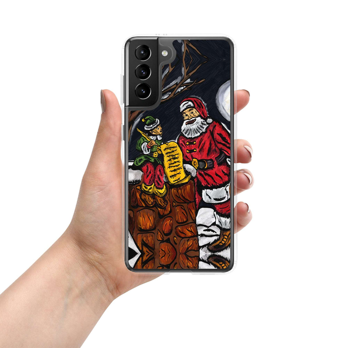 A Night With Santa Clear Case for Samsung®