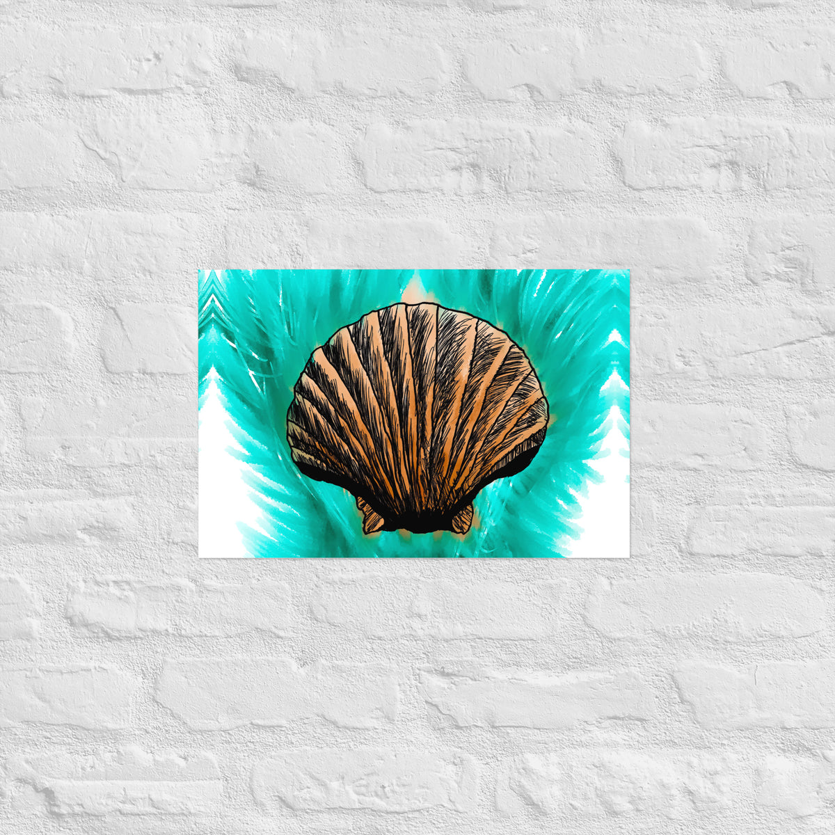 Melt Seashell Poster