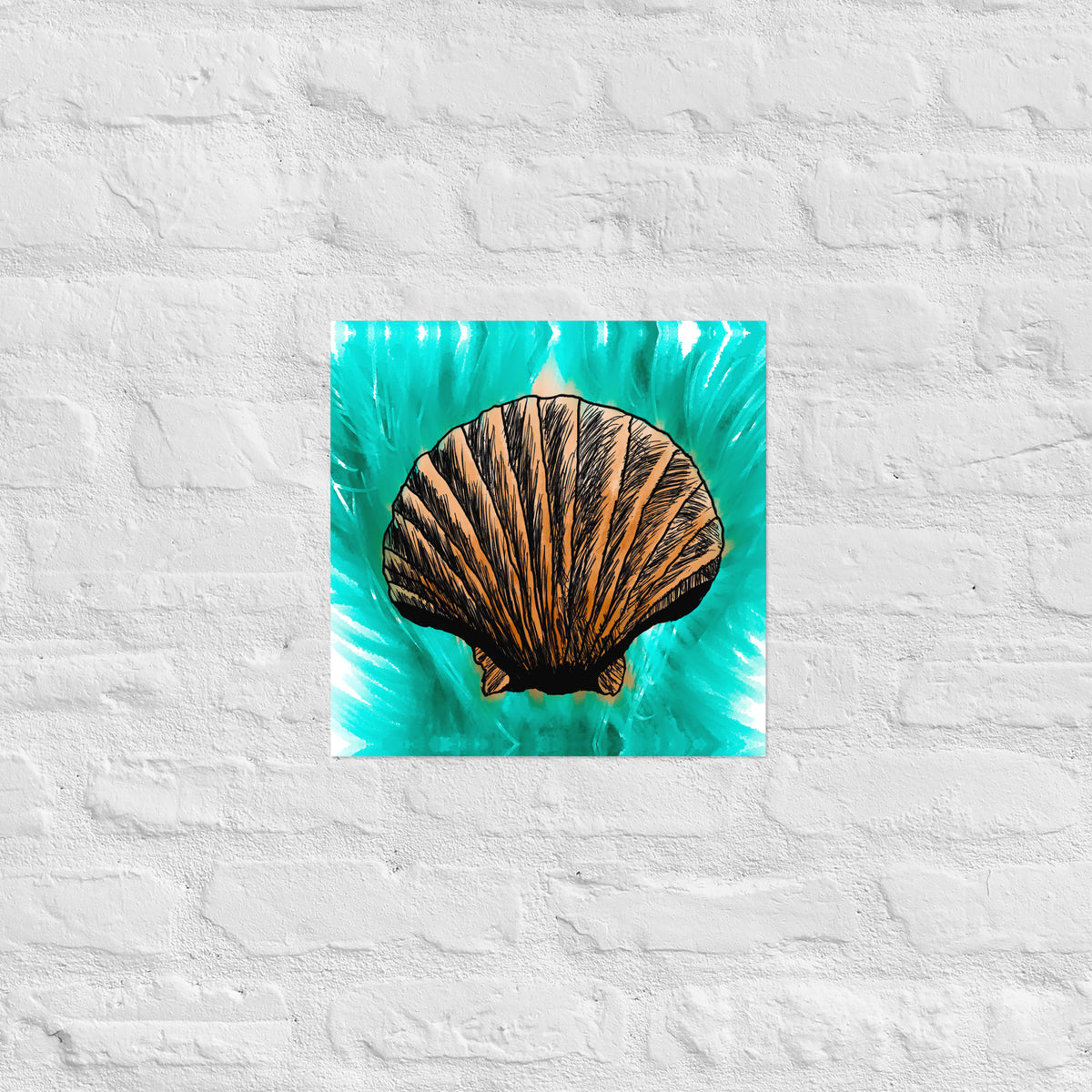 Melt Seashell Poster
