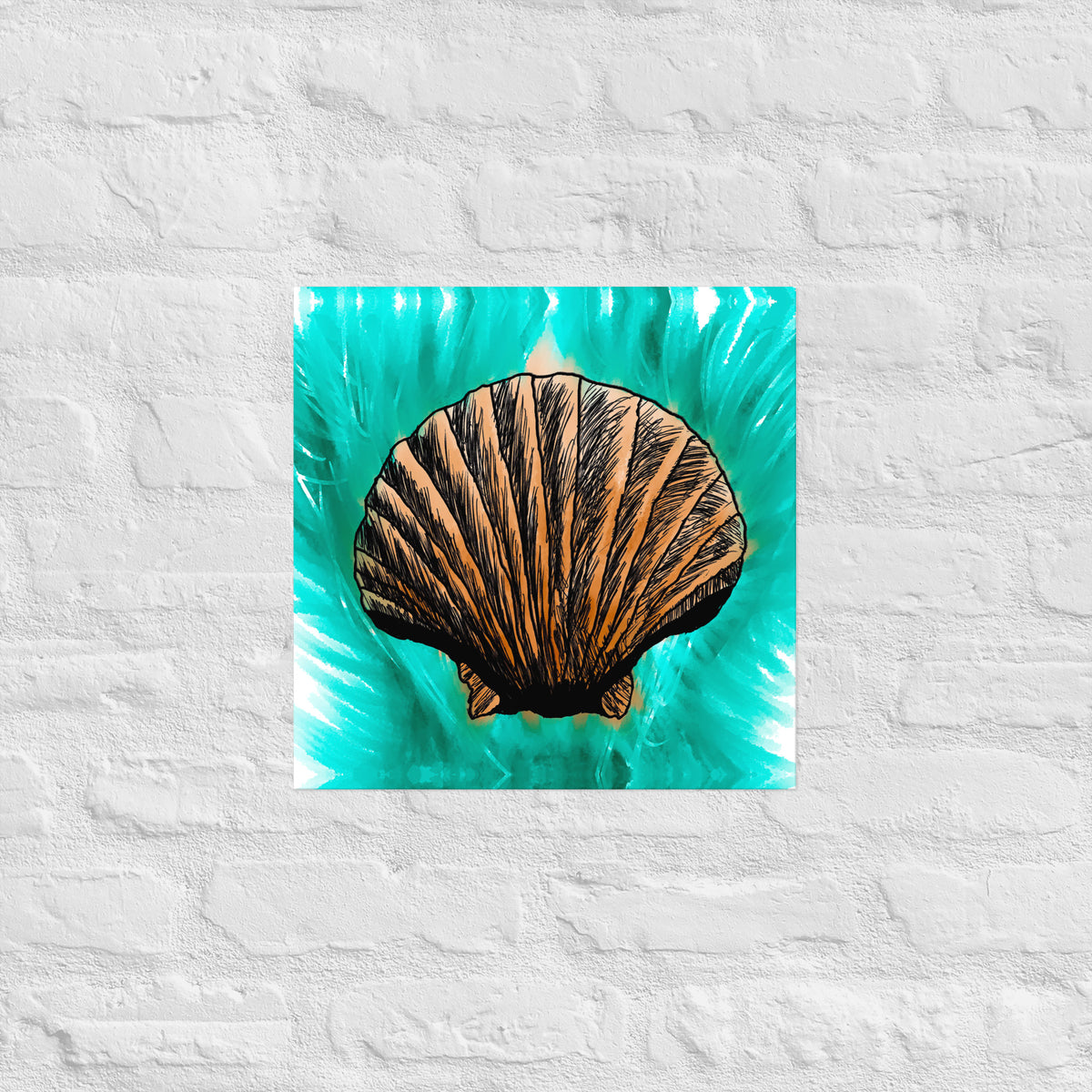 Melt Seashell Poster