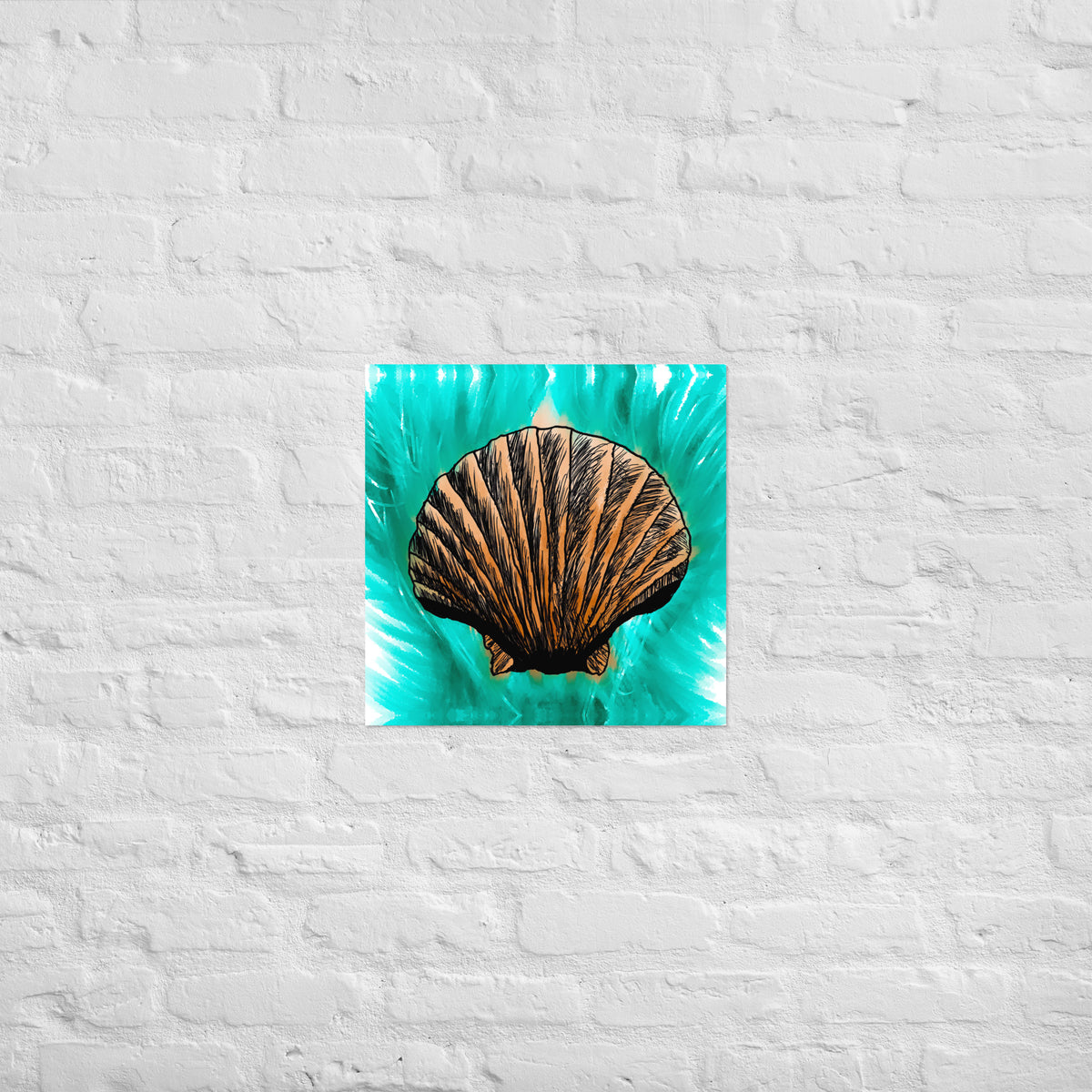 Melt Seashell Poster