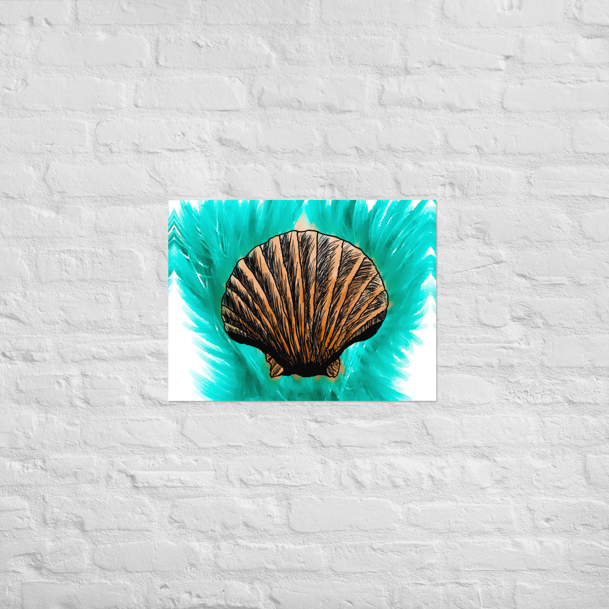 Melt Seashell Poster