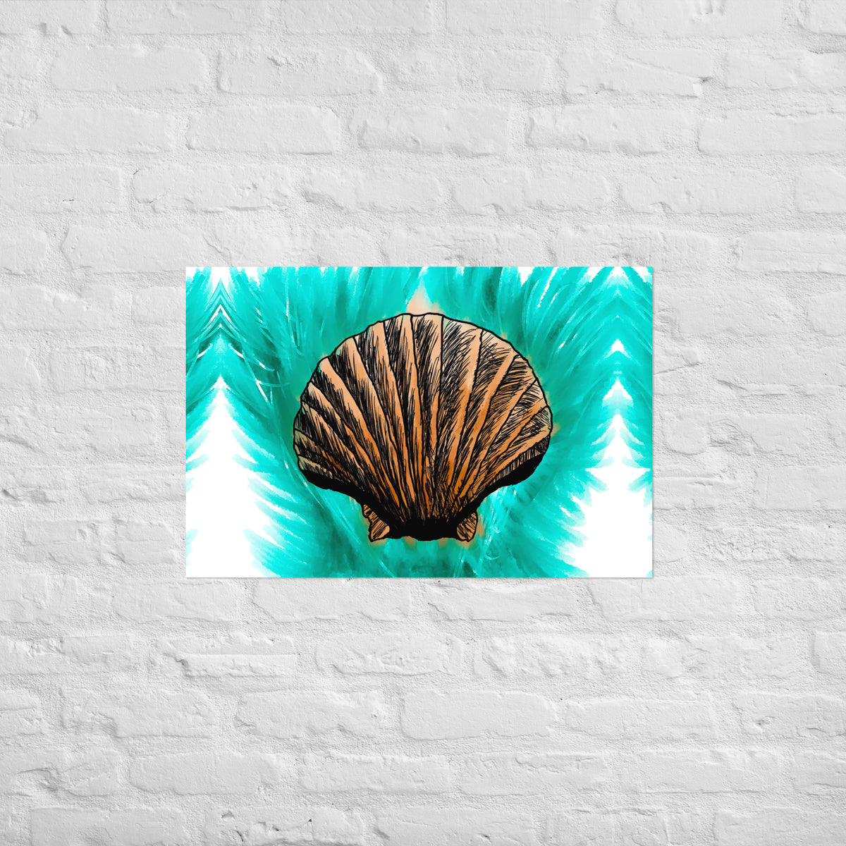 Melt Seashell Poster