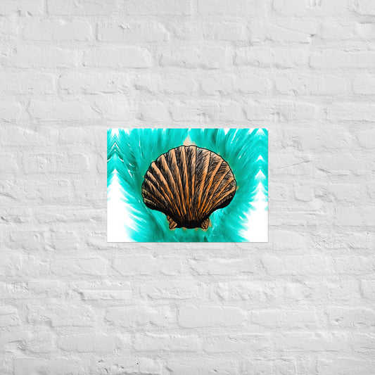 Melt Seashell Poster