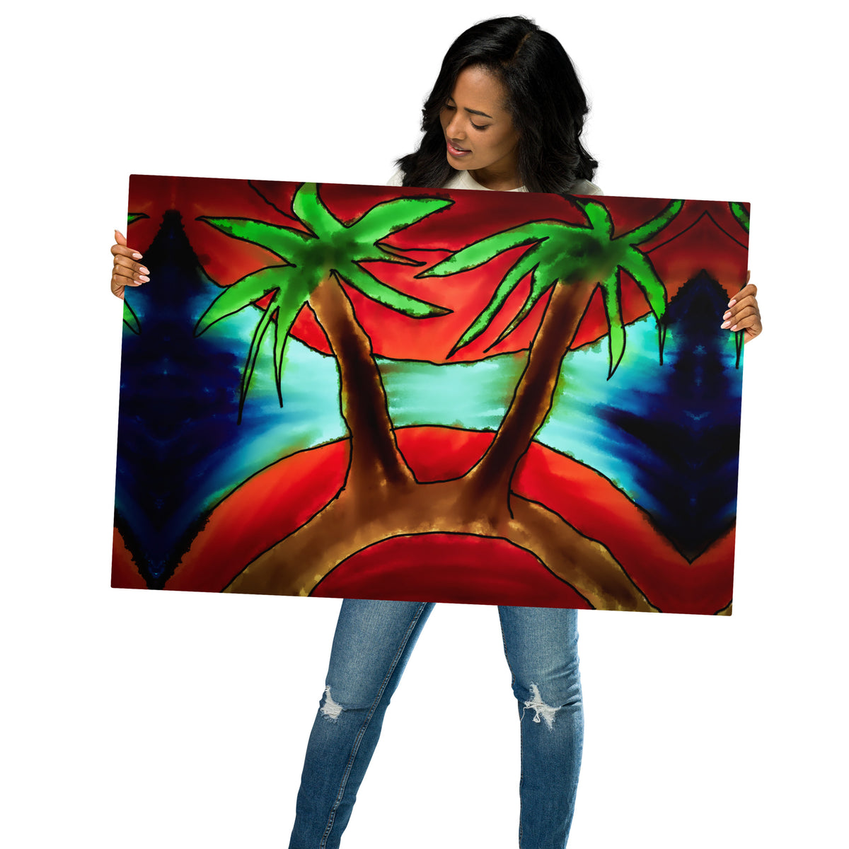 Melt Summer Metal prints